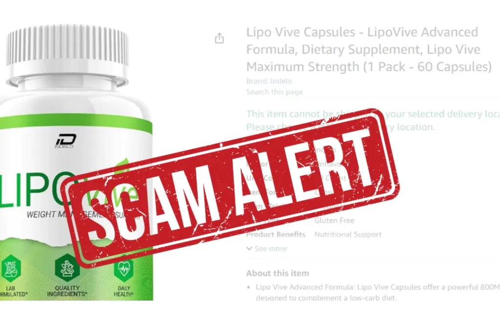 Fake LipoVive Example 1